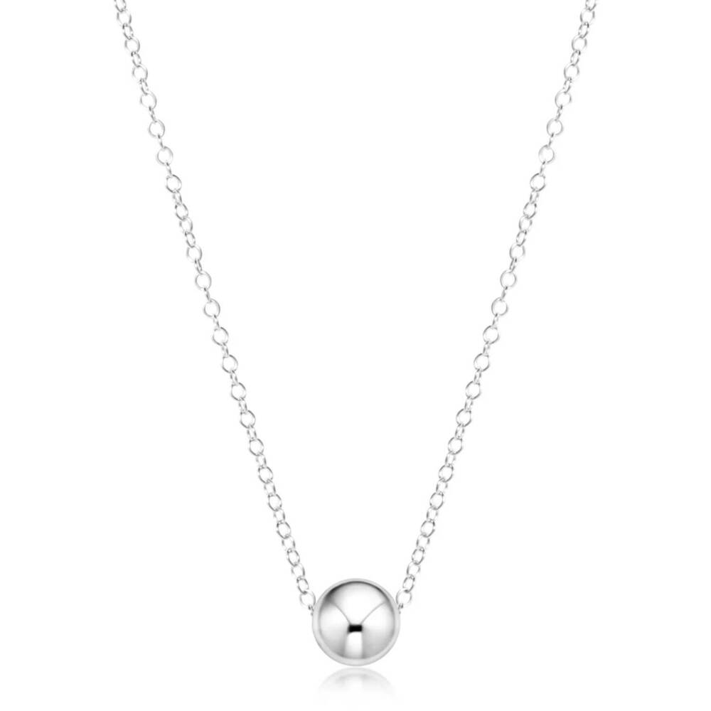 NEW ENEWTON women's sterling classic bead necklace in silver